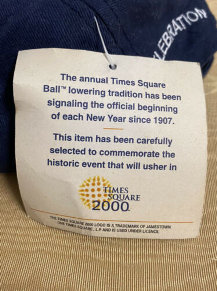 Official Times Square 2000 Hat New With Tags - Picture 11 of 11